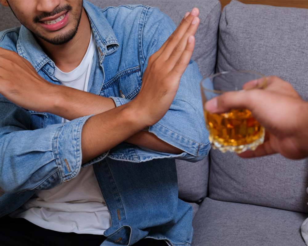 Saying no to alcohol