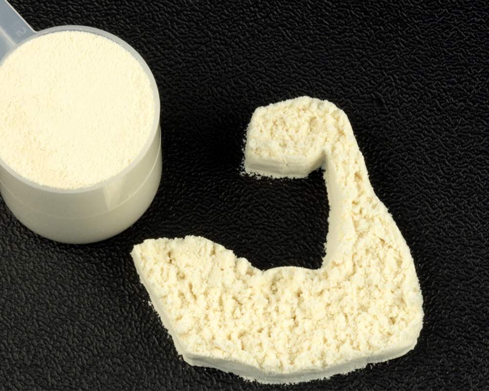 Amino acid powder for building muscles